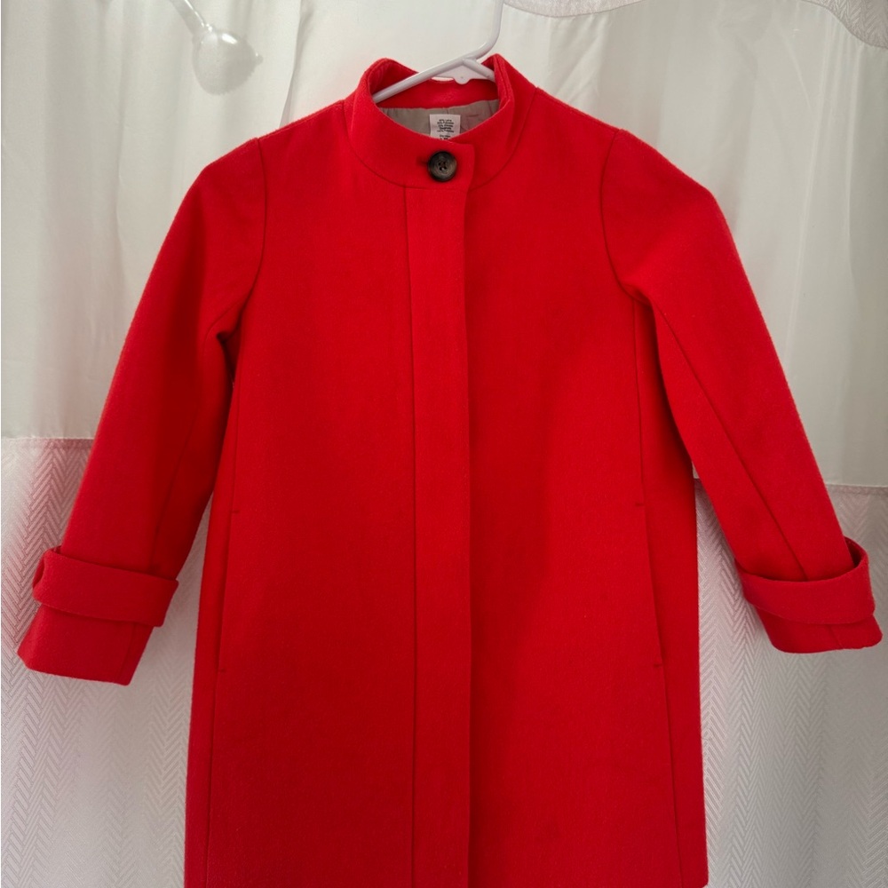 Wool Blend  Coat - Classic Stand Collar